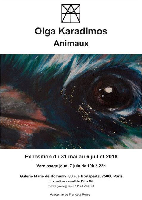 Flyer de l’expo ''Animaux'', 2018